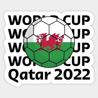 World Cup Qatar 2022  - Team Wales Sticker